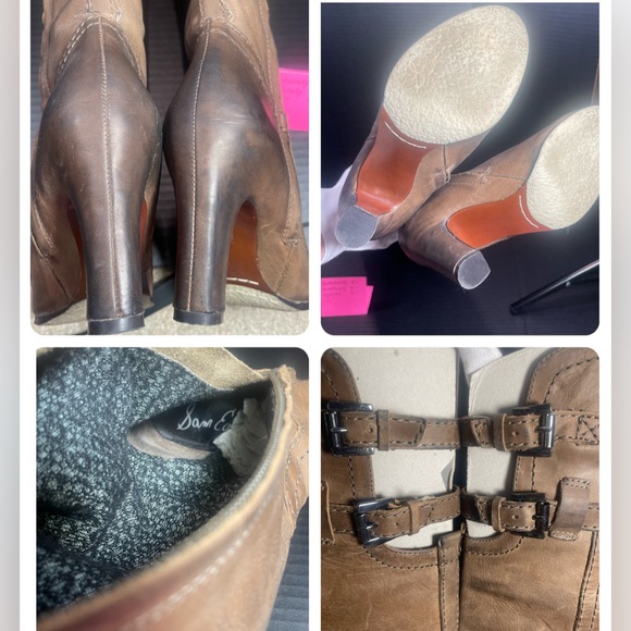 Sam Edelman OTK boots in taupe Like New PRICE IS FIRM WHICH MEANS NO DISCOUNTS - Picture 14 of 16